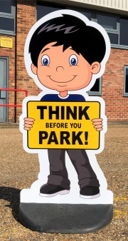 Child Friendly Cut-Out Pavement Signs